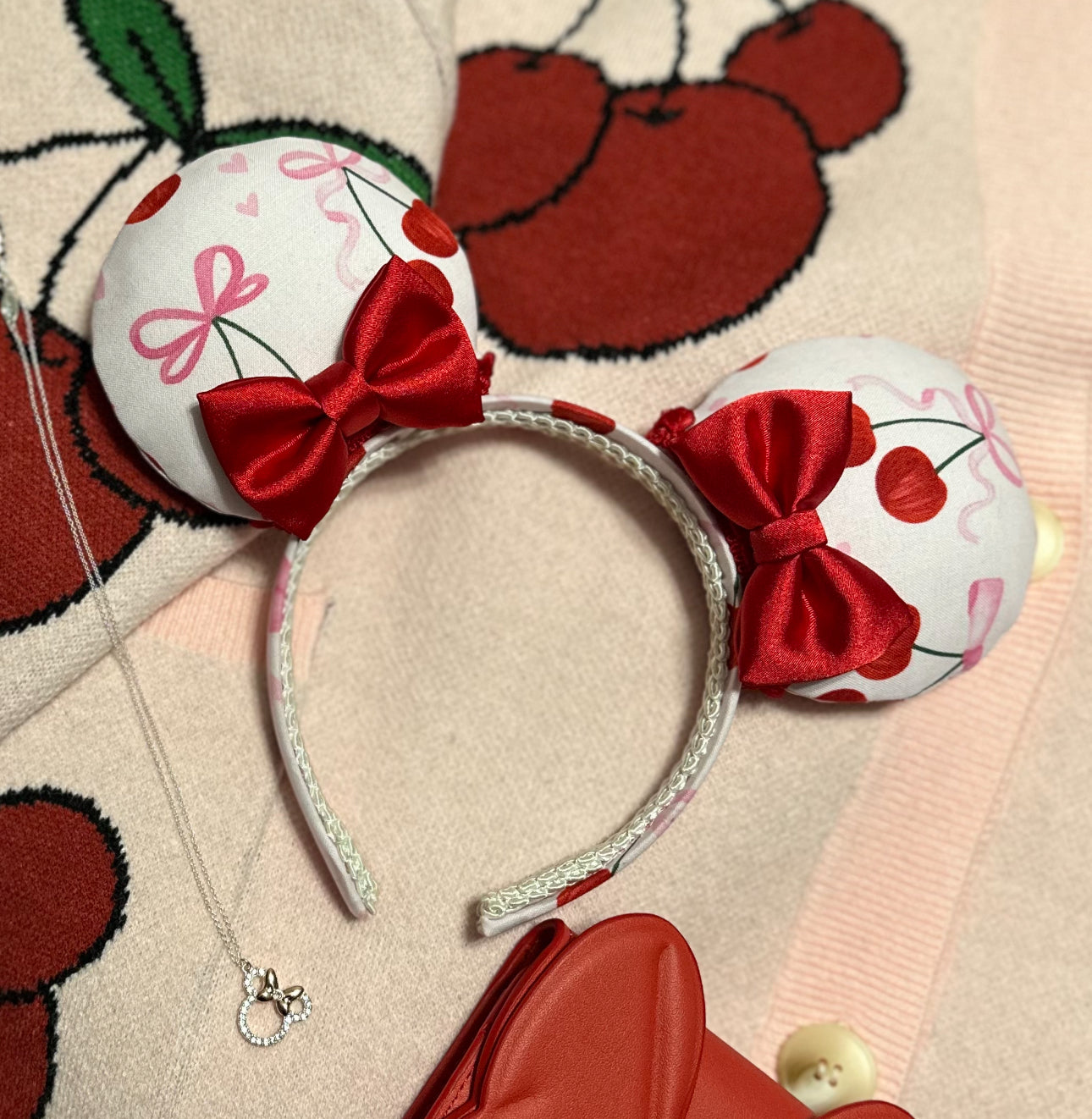 Cherry with Mini Bows